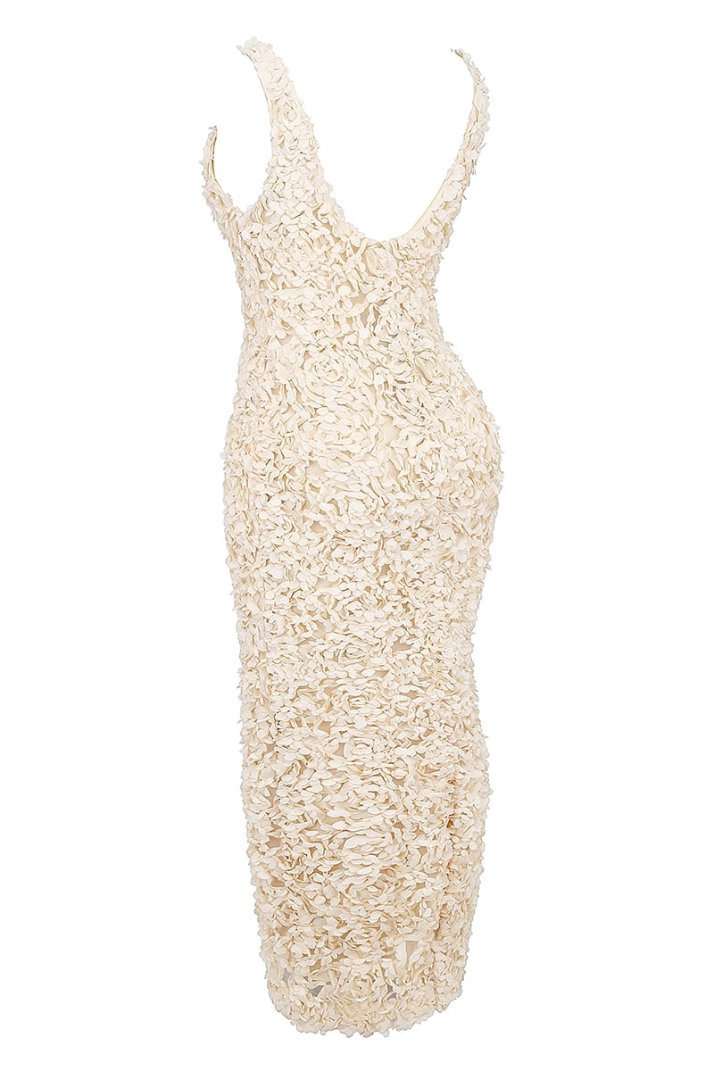 Odette 3D Floral Maxi Dress | Jewelclues