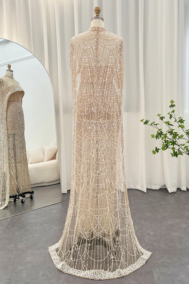Olivia Pearl Embellished Maxi Dress | Jewelclues | #style_partially lined