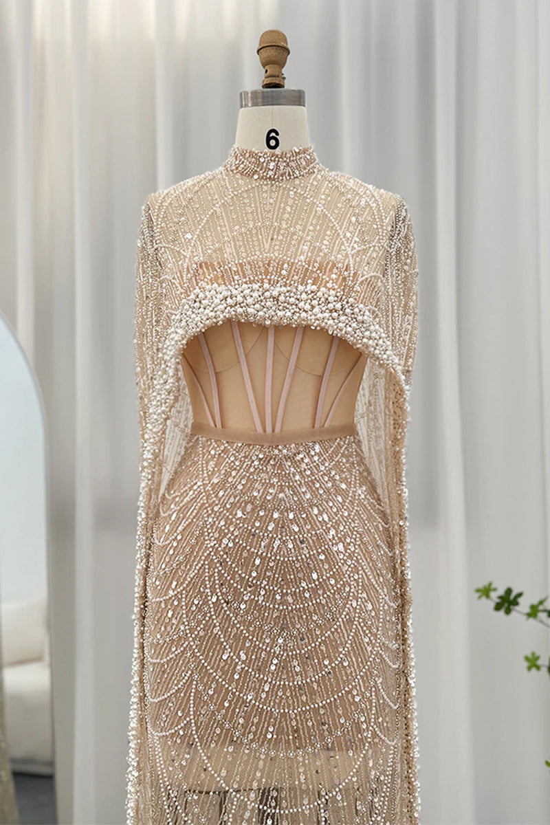 Olivia Pearl Embellished Maxi Dress | Jewelclues | #style_partially lined