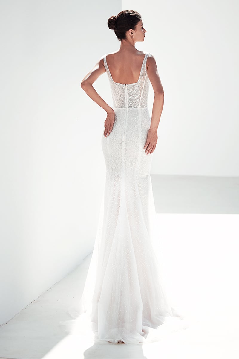 Olivia Sparkle Wedding Dress - Jewelclues