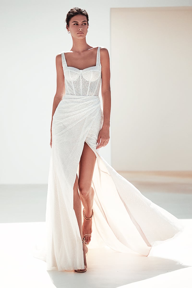 Olivia Sparkle Wedding Dress - Jewelclues