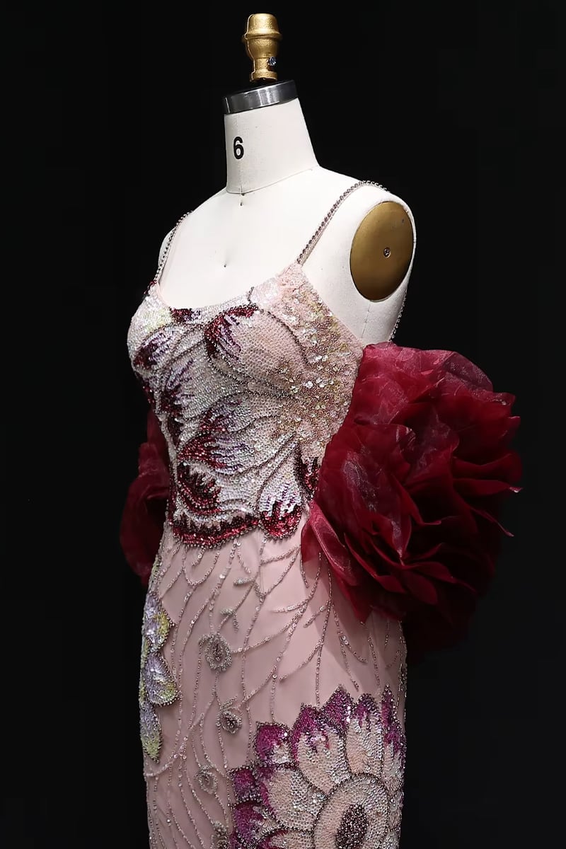 Ophelia Rosette Couture Gown | Jewelclues