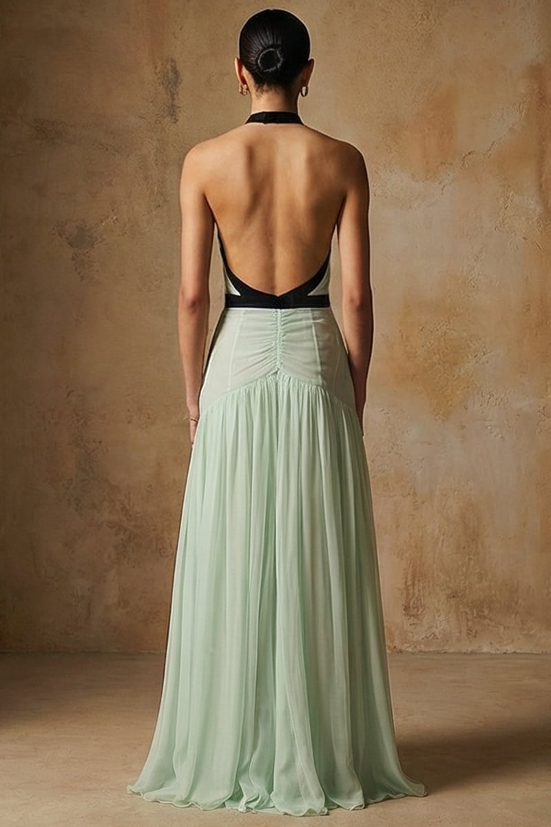 Penelope Chiffon Evening Gown | JewelClues