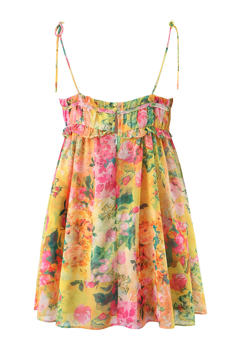 Perfect Vacay Floral Print Mini Dress | Jewelclues