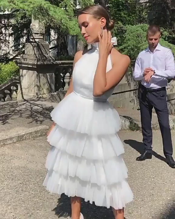 Elowen Tulle Maxi Dress | Jewelclues | #color_white