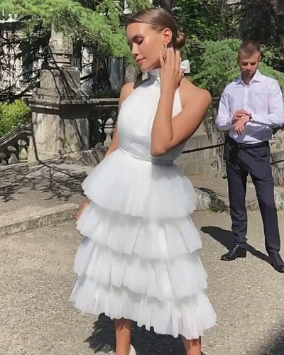 Elowen Tulle Maxi Dress | Jewelclues | #color_white