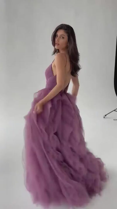 Heartfelt Romance Backless Maxi Dress | Jewelclues | #color_purple