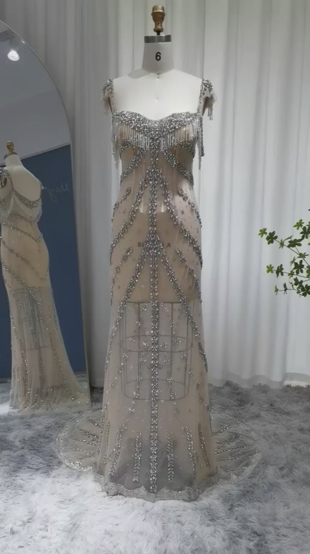 Eliza Doolittle Beaded Maxi Dress | Jewelclues | #style_see through
