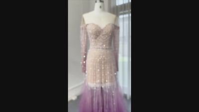 See Through Romance Beaded Maxi Dress | Jewelclues