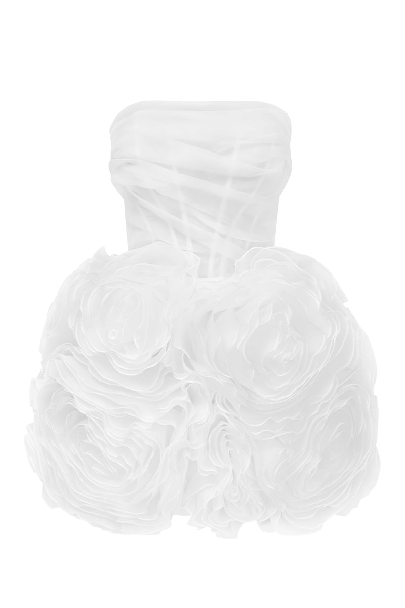 Refined Love Mini Dress | Jewelclues #color_white