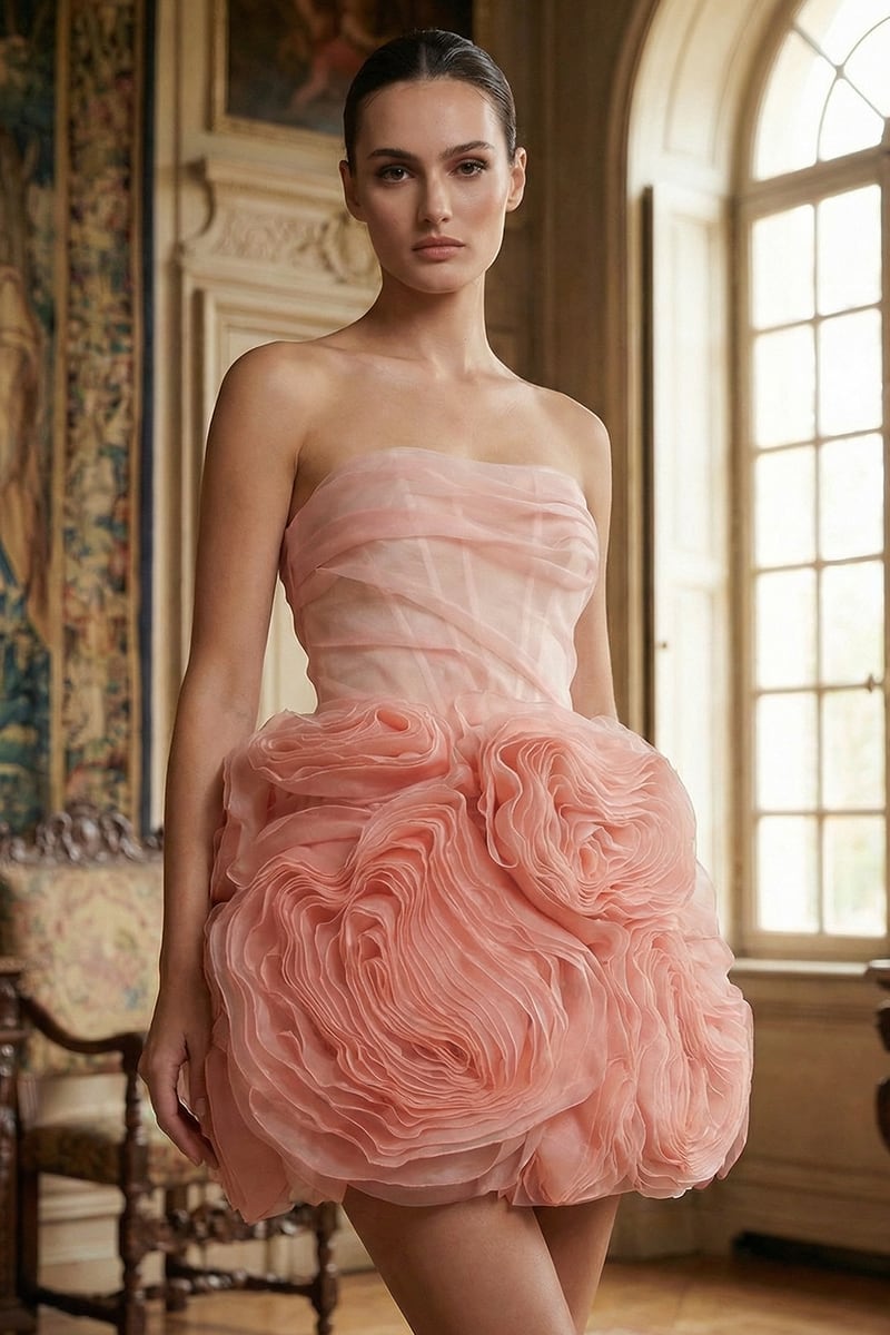 Refined Love Mini Dress | Jewelclues #color_coral