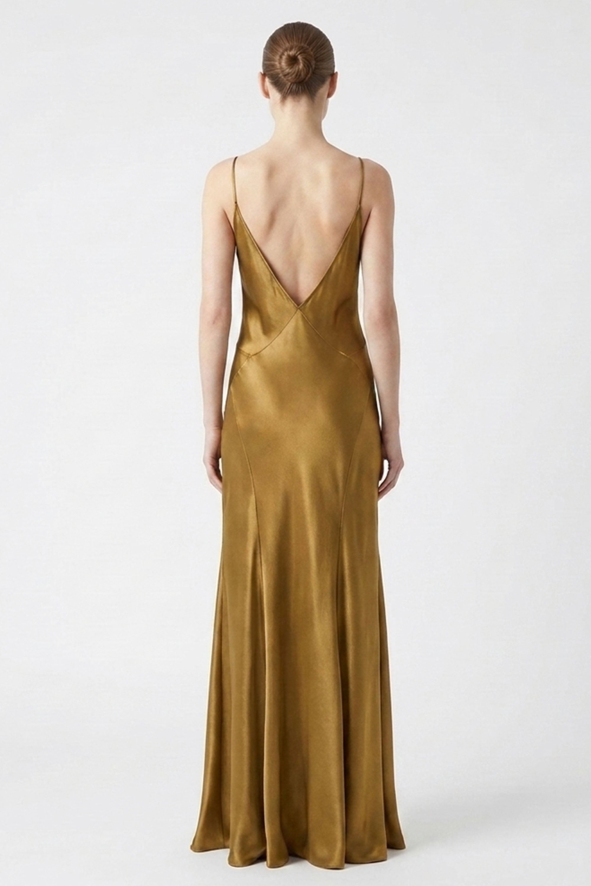 Selene Silk Column Gown | JewelClues