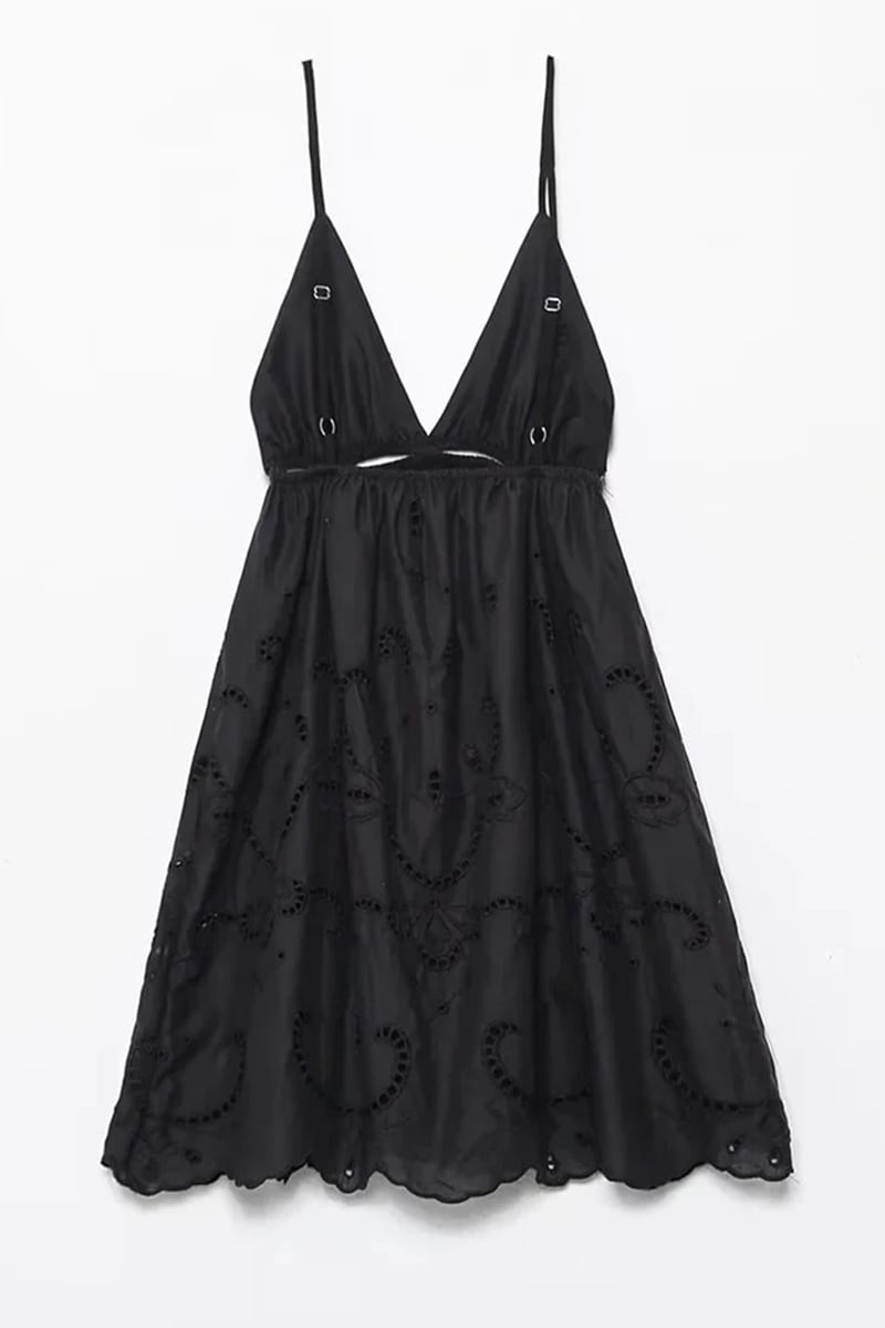 Serena Eyelet Mini Dress | Jewelclues