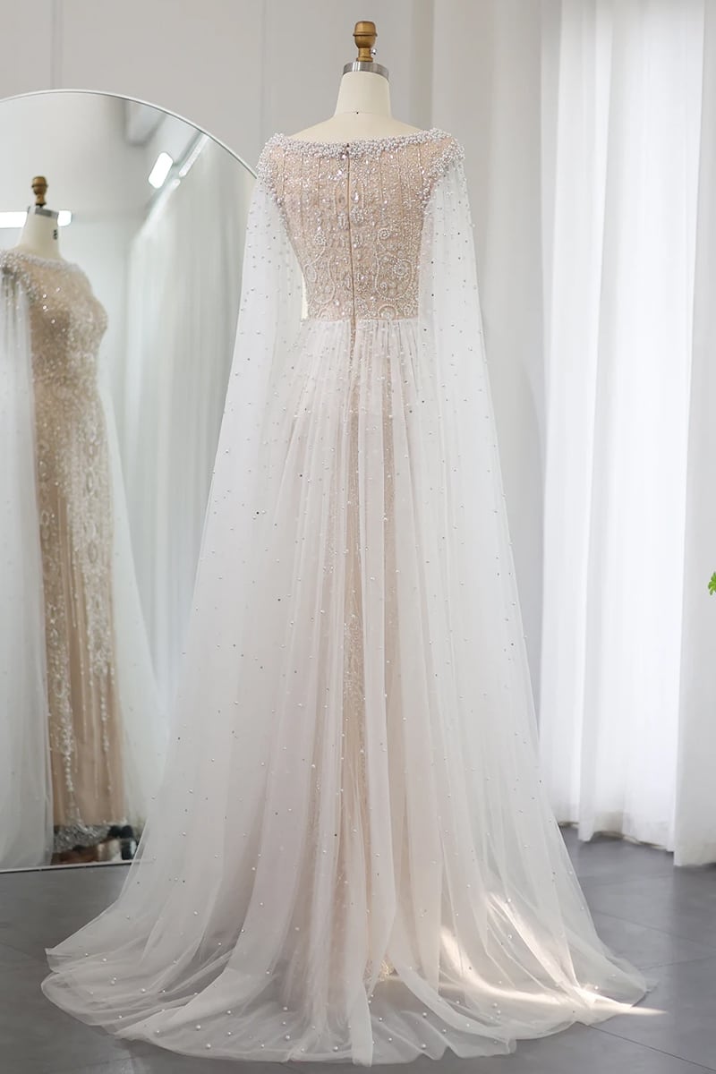 Show Stopper Pearl-Embellished Maxi Dress | Jewelclues