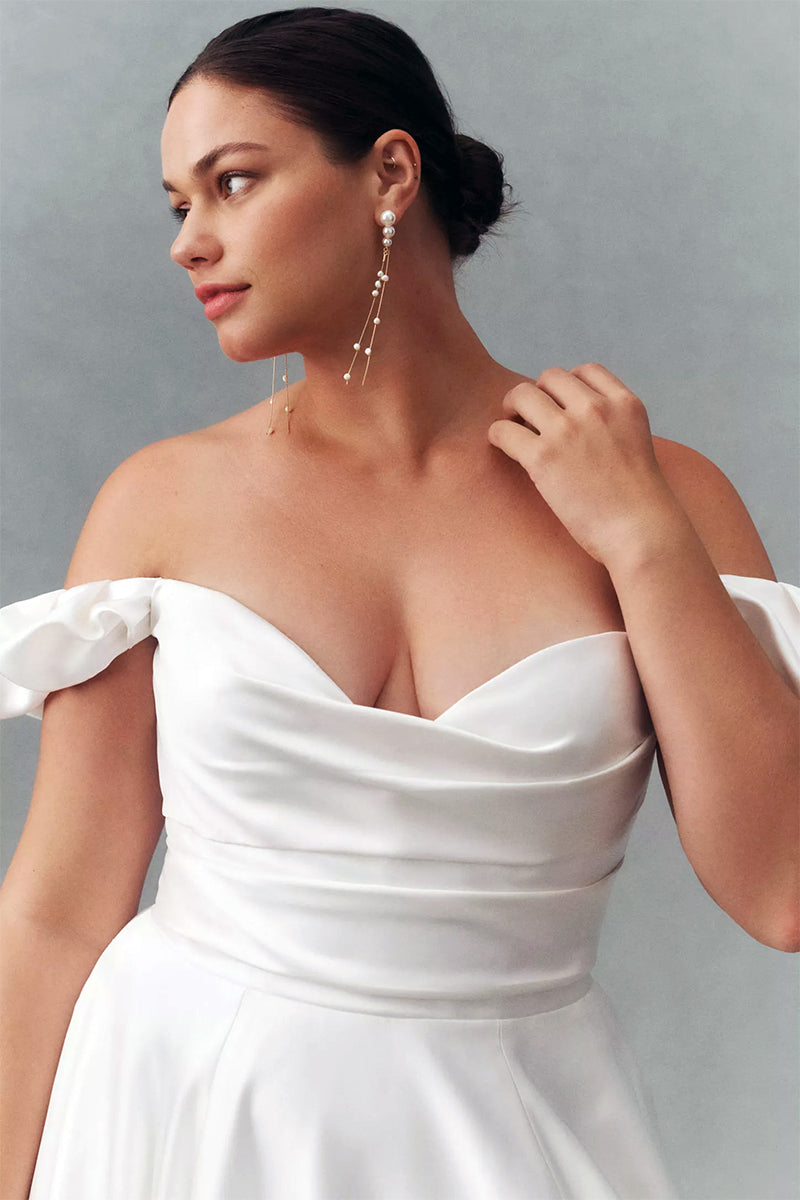 Sincere Romance Strapless Wedding Dress | Jewelclues