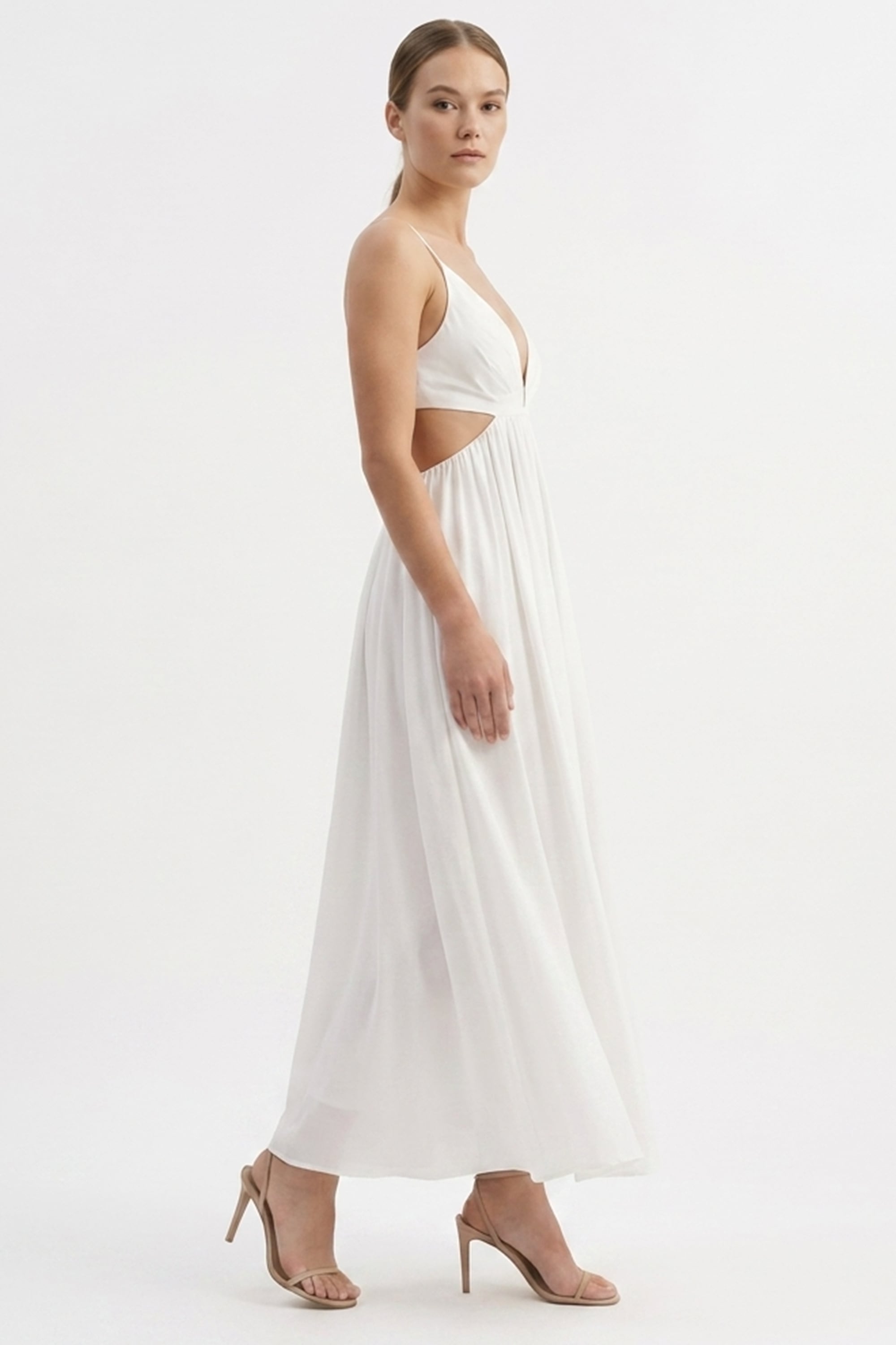 Soleil Silk Poplin Maxi Dress | JewelClues