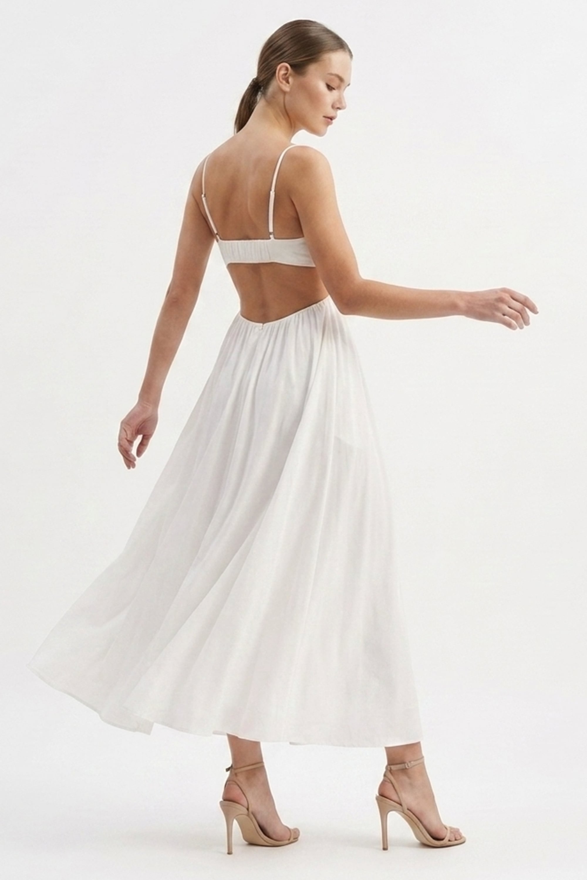 Soleil Silk Poplin Maxi Dress | JewelClues
