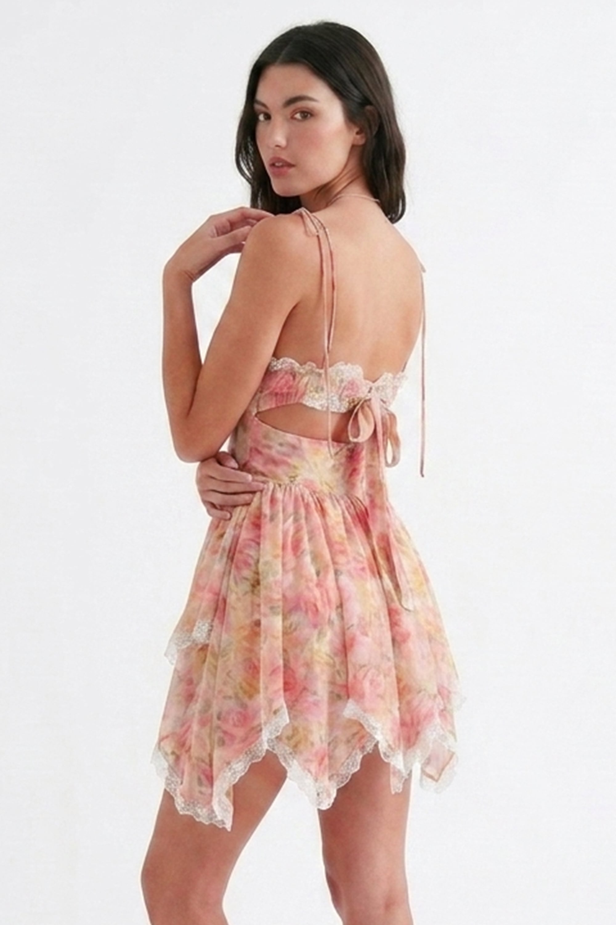 Summer Romance Asymmetrical Mini Dress | JewelClues
