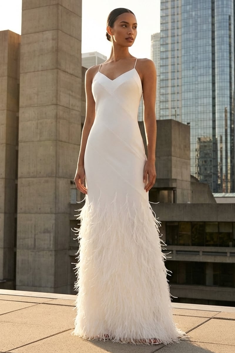Veloria Ivory Cascade Gown | JewelClues