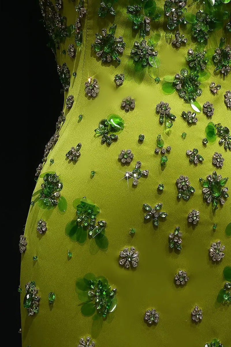 Verdant Embellished Midi Dress | JewelClues