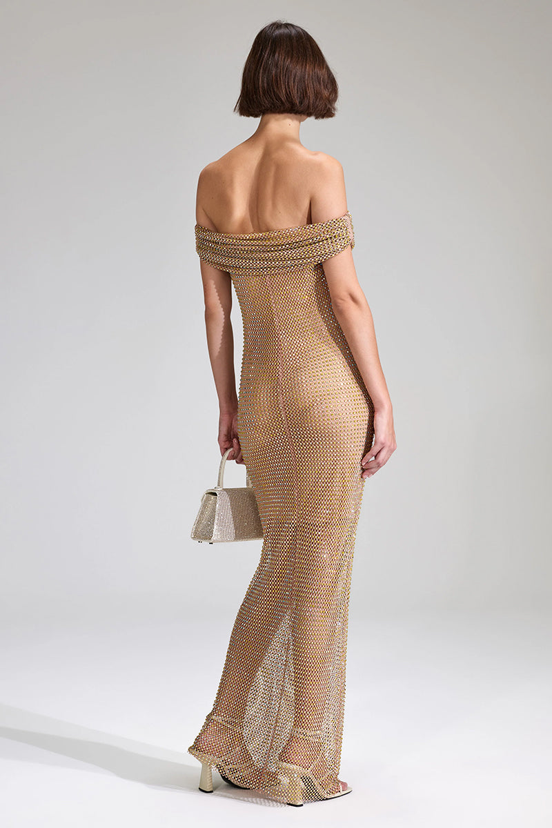 Whimsical Passion Off-the-Shoulder Maxi Dress | Jewelclues