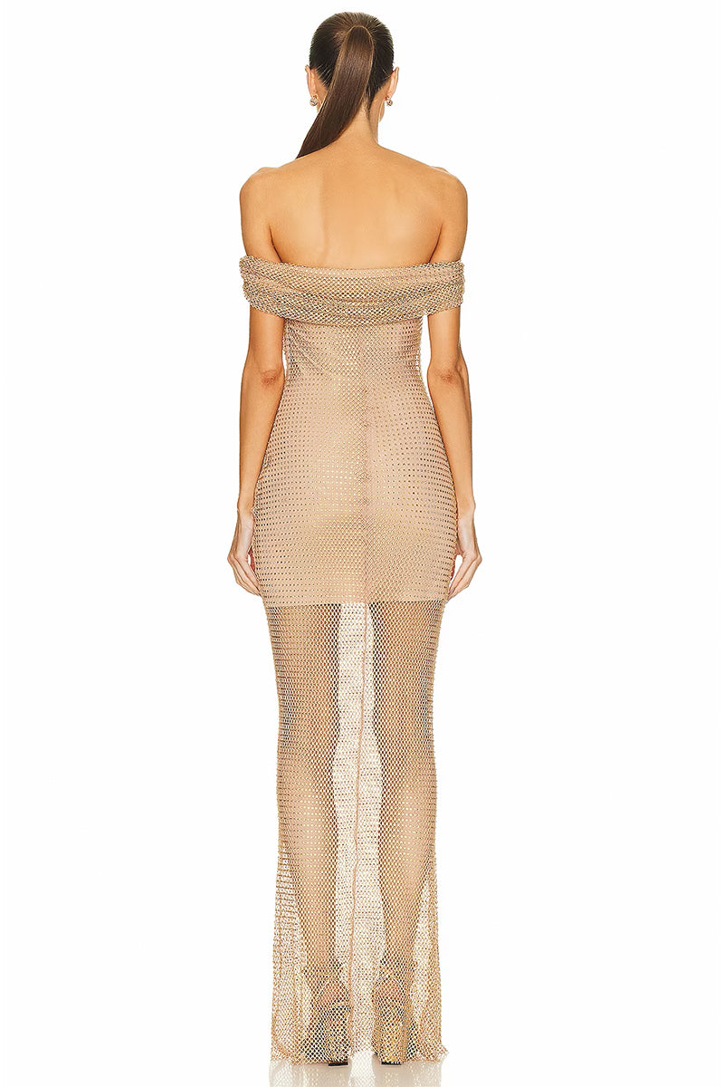 Whimsical Passion Off-the-Shoulder Maxi Dress | Jewelclues