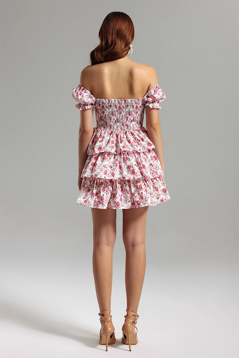 Woodbury Floral Print Mini Dress | Jewelclues