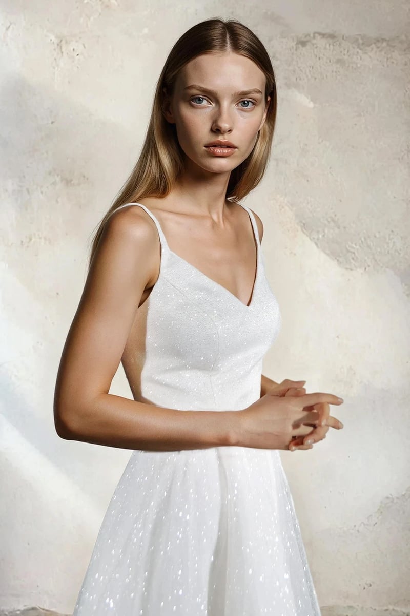 Zinnia Sparkly Midi Dress | Jewelclues