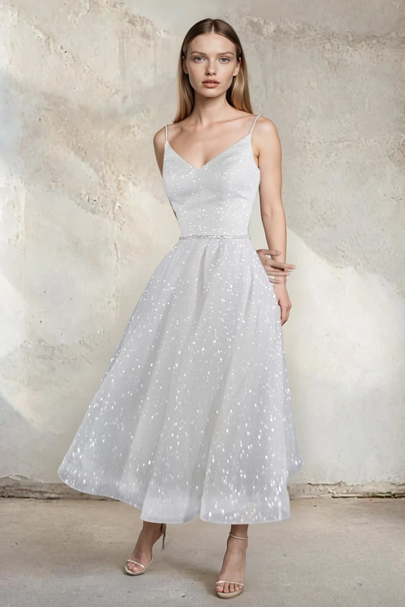 Zinnia Sparkly Midi Dress | Jewelclues