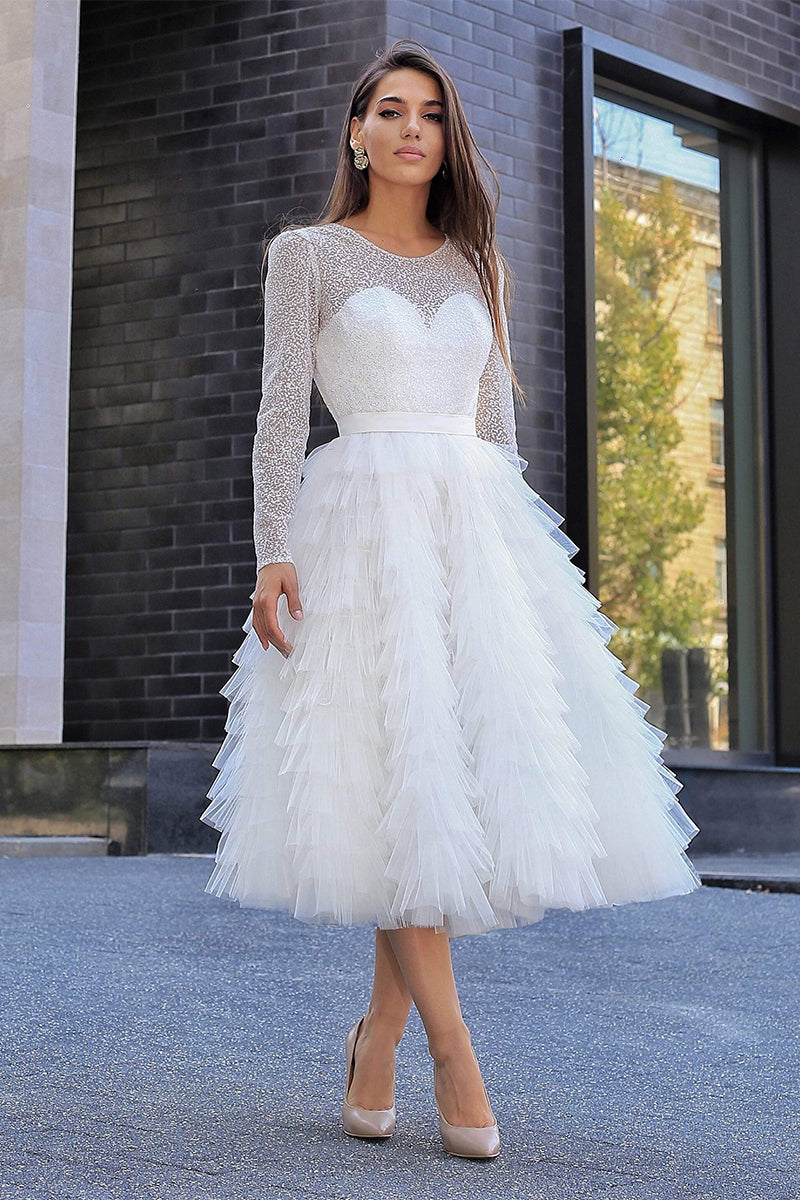 Absolutely Stunning Long Sleeve Midi Dress | Jewelclues