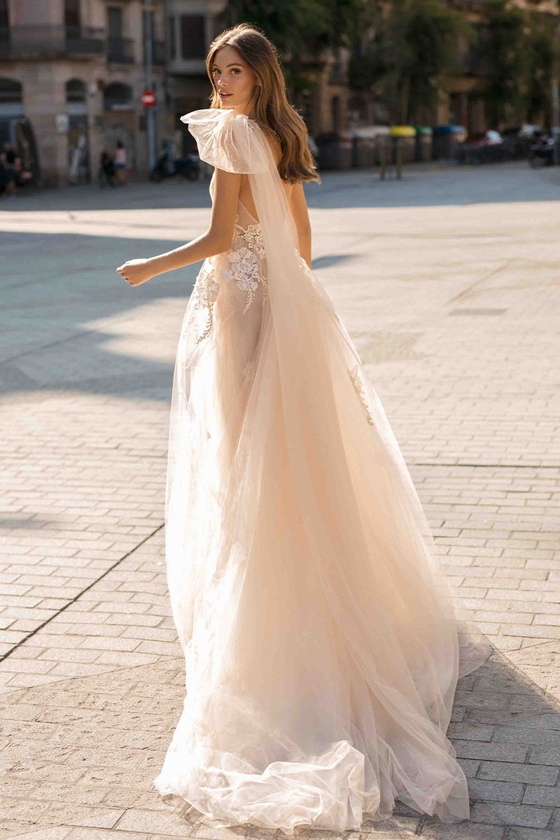 All Yours Sheer Love One-Shoulder Maxi Dress | Jewelclues