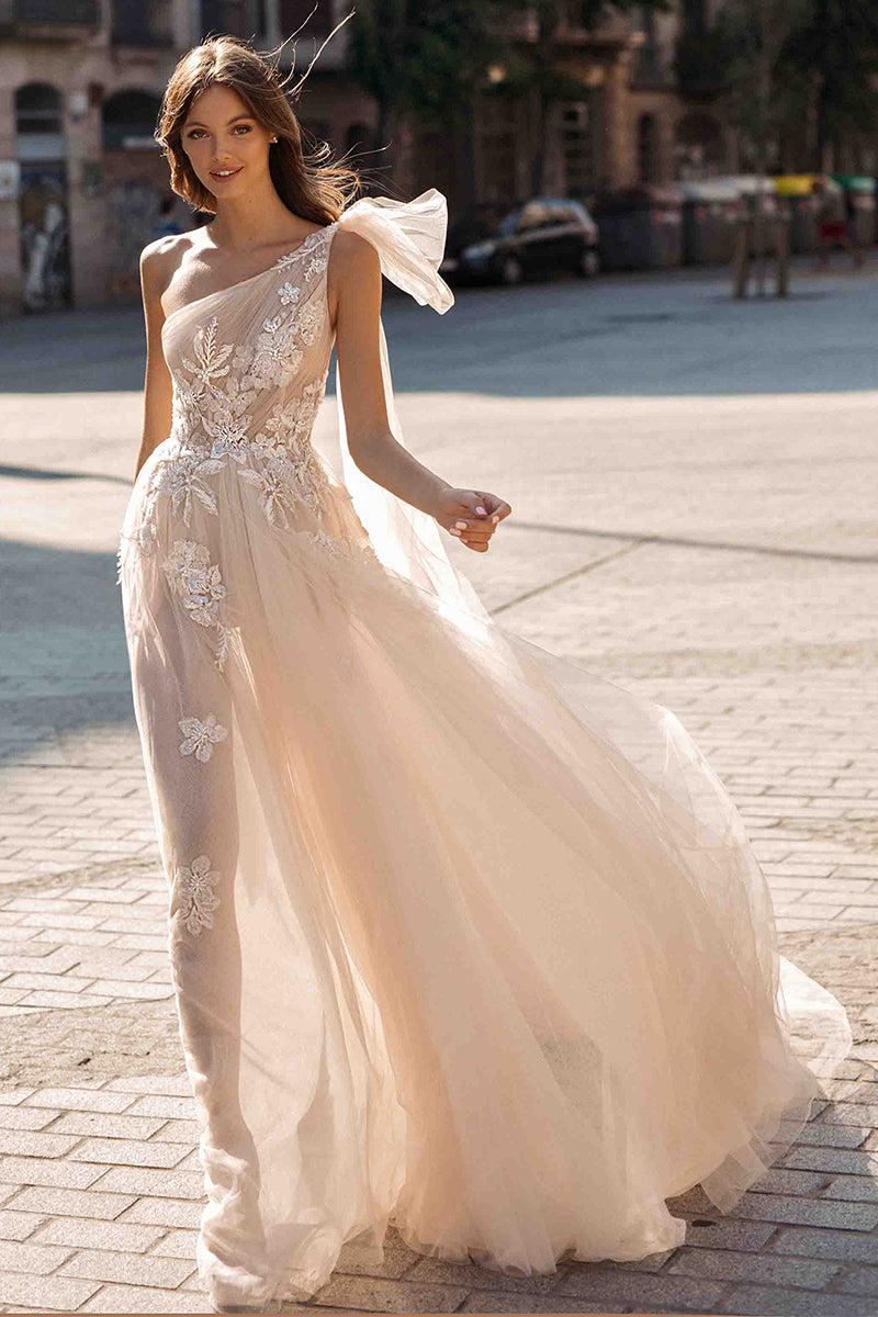 All Yours Sheer Love One-Shoulder Maxi Dress | Jewelclues