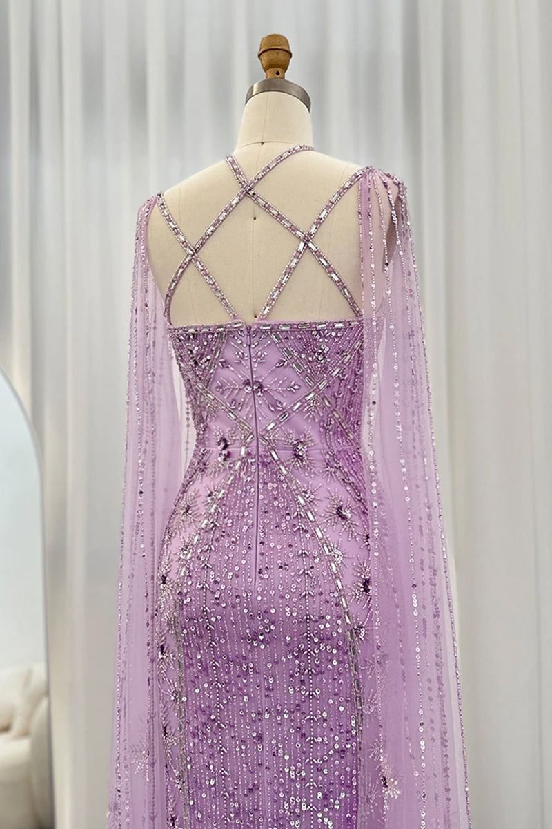 Alyce Beaded Maxi Dress | Jewelclues | #color_lilac