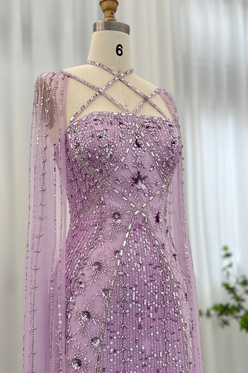 Alyce Beaded Maxi Dress | Jewelclues | #color_lilac