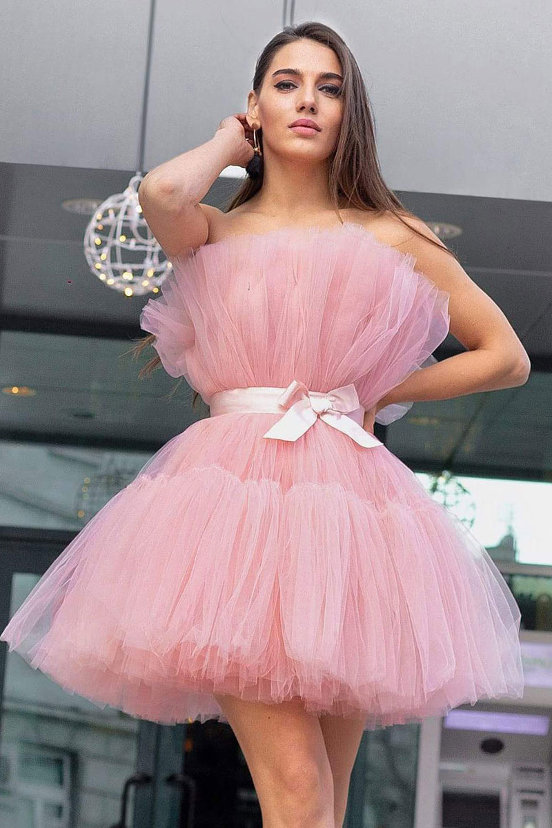 Bella Strapless Mini Dress | Jewelclues