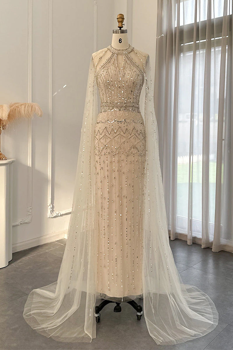 Bound for Romance Beaded Maxi Dress | Jewelclues | #color_beige