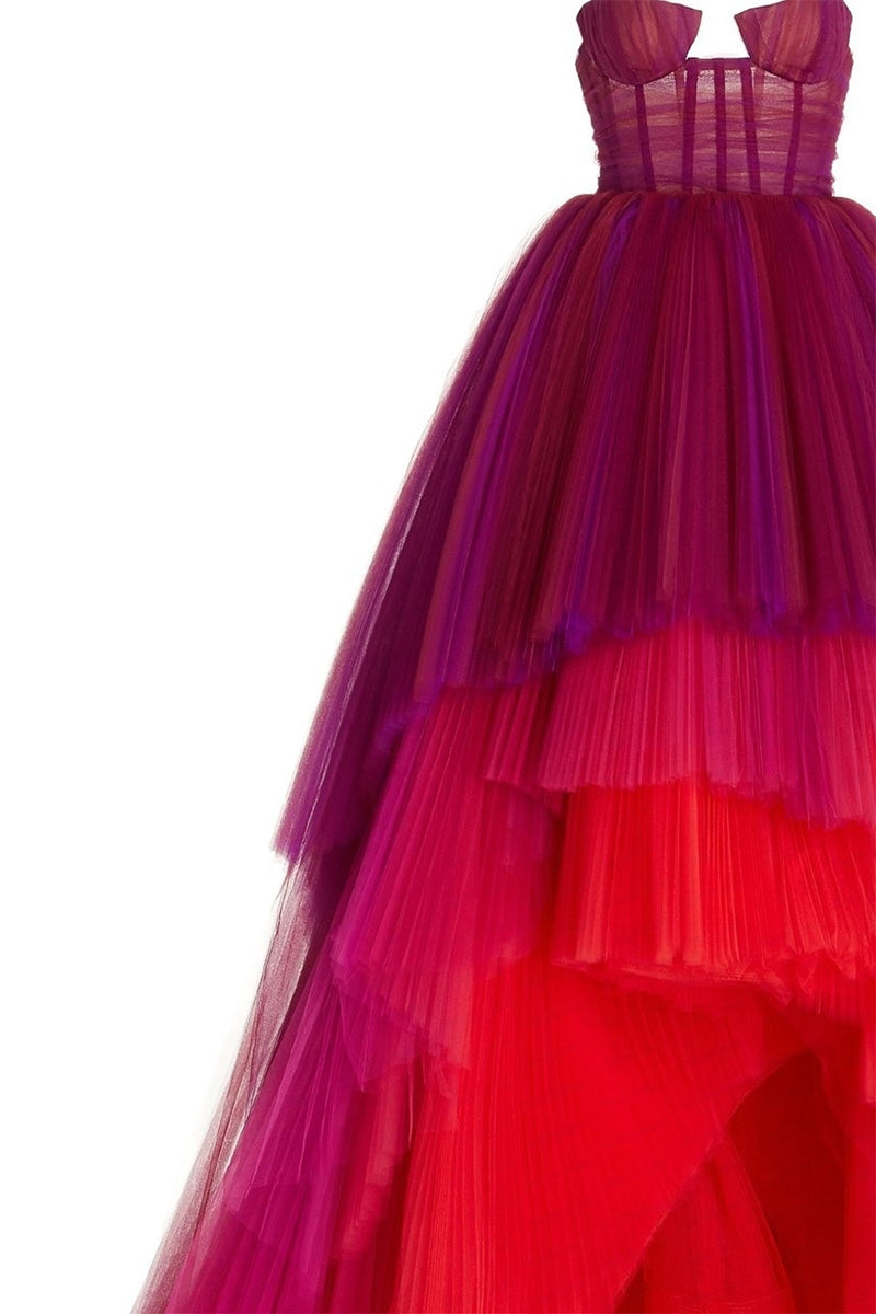 Celebration Time Asymmetrical Strapless Maxi Dress | Jewelclues