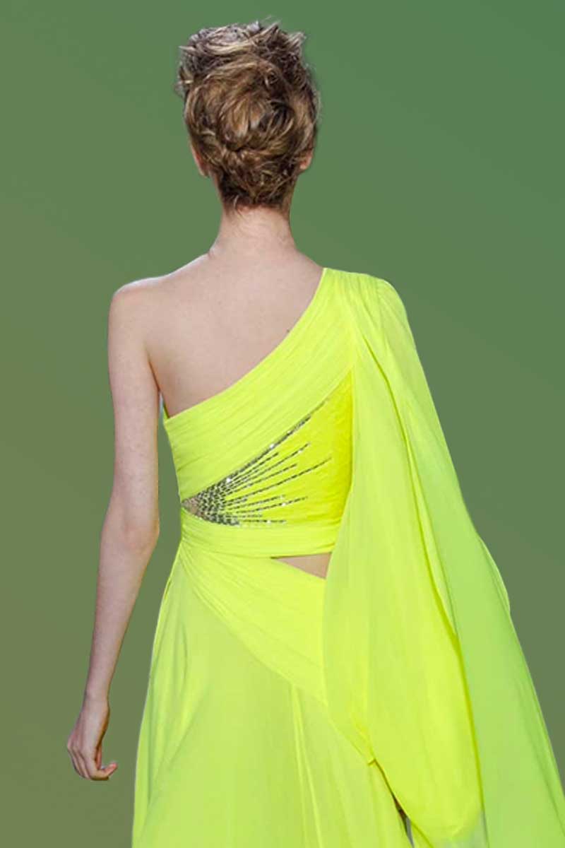 Divinely Iconic One-Shoulder Maxi Dress | Jewelclues