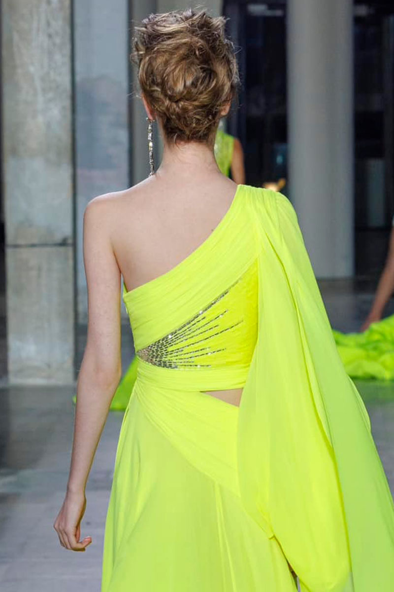 Divinely Iconic One-Shoulder Maxi Dress | Jewelclues