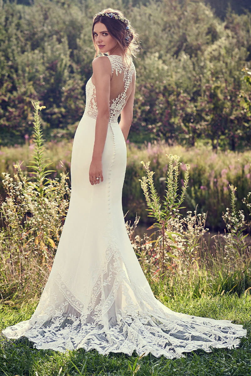 Dream Romance Mermaid Wedding Dress | Jewelclues | #color_ivory