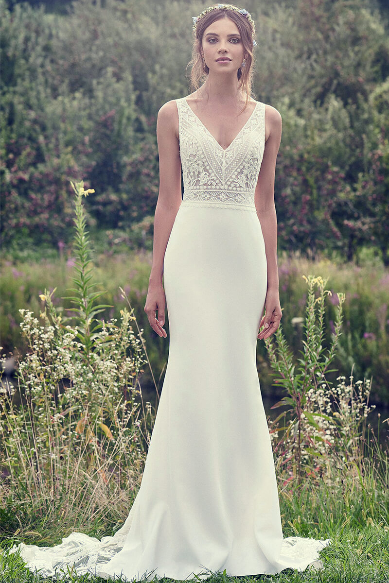 Dream Romance Mermaid Wedding Dress | Jewelclues | #color_ivory