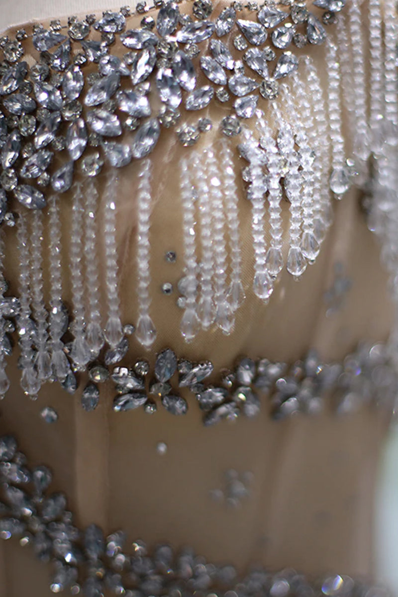 Eliza Doolittle Beaded Maxi Dress | Jewelclues | #style_full lining