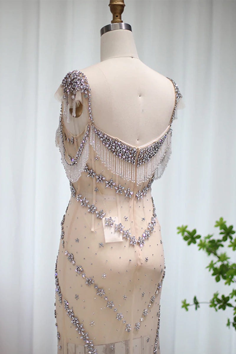 Eliza Doolittle Beaded Maxi Dress | Jewelclues | #style_full lining