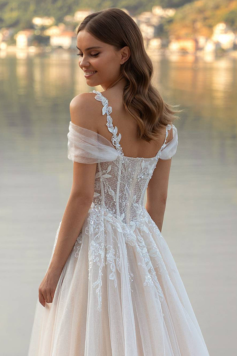 Eternity Boho A-line Lace Wedding Dress1
