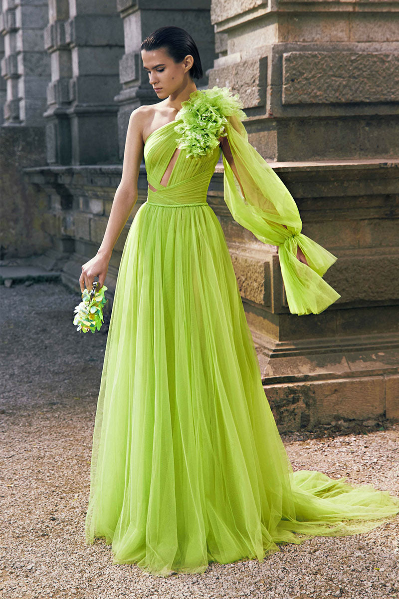 Tulle Gown Marchesa Off The Shoulder Gown Marchesa Sheer Off The