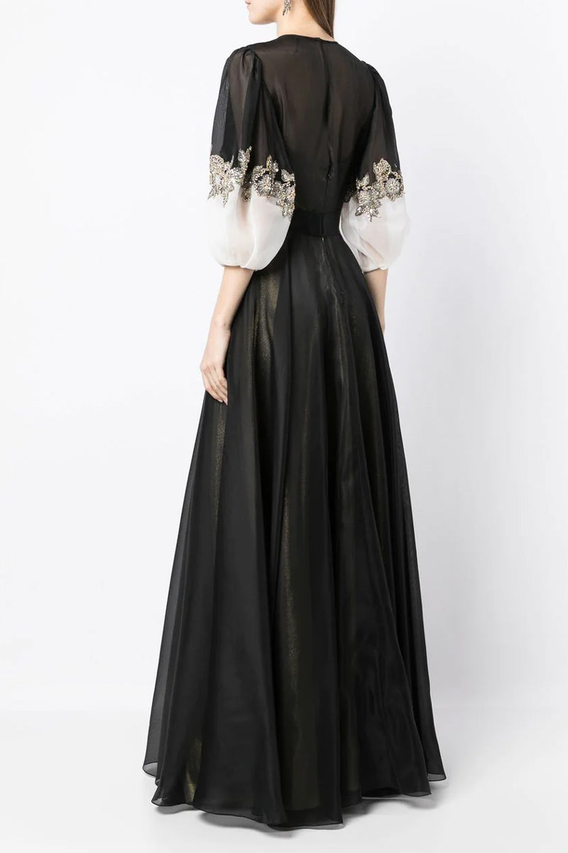 Medeline Black Maxi Dress | Jewelclues