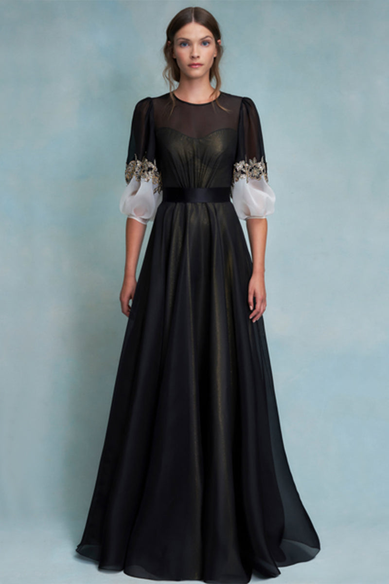 Medeline Black Maxi Dress | Jewelclues