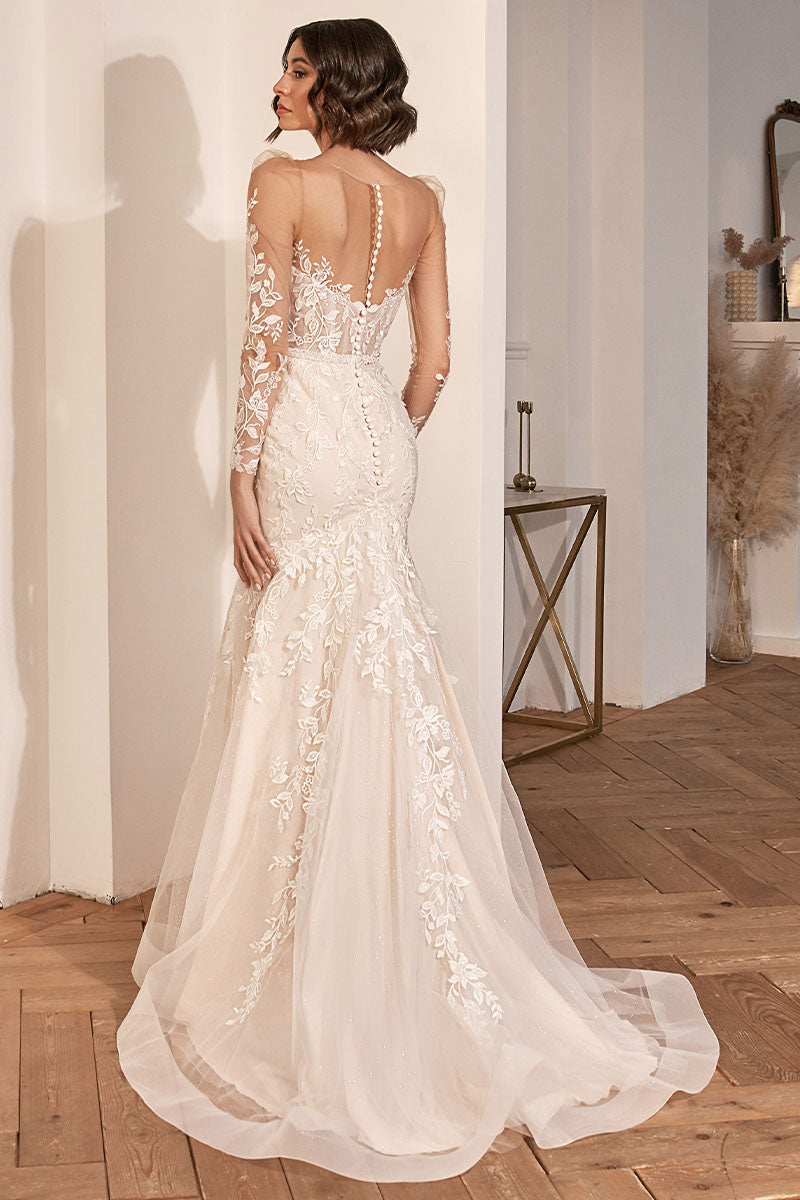 Passionate Love Mermaid Wedding Dress | Jewelclues