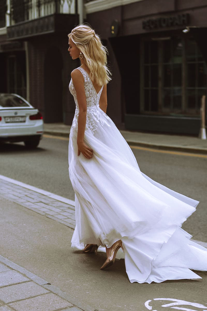 Splendorous Love Embroidered Tulle Maxi Dress | Jewelclues | #color_white