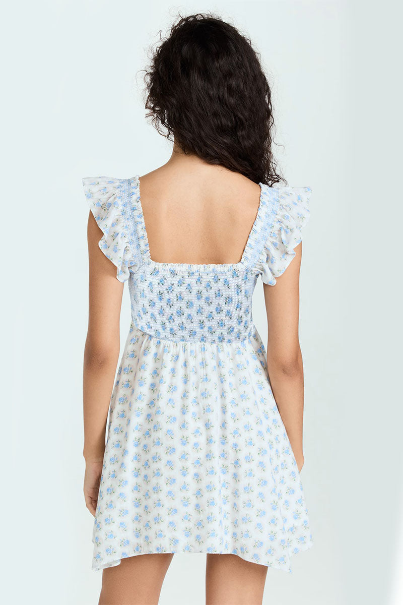 Vacay Floral Print Mini Dress | Jewelclues
